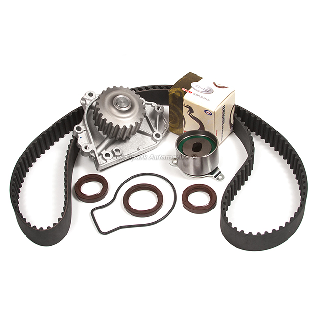 14400-P2T-004, 14510-P30-003, 19200-P72-013, TS26227, ITM227 Timing Belt Kit Water Pump Fit 96-00 Honda Civic Si Del Sol 1.6L DOHC B16A2