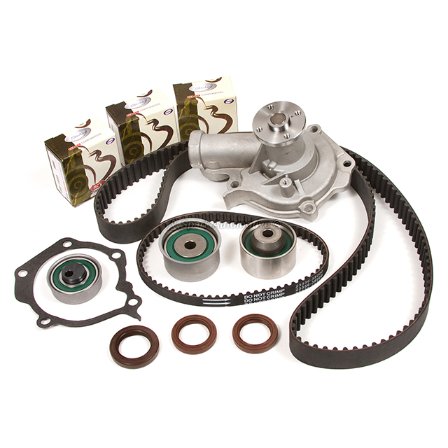 24312-38220, 24810-38001, 24450-38011, 25100-38002, TS26313, ITM313 Timing Belt Kit Water Pump Fit 99-05 Hyundai Sonata Santa Fe Optima 2.4L G4JS