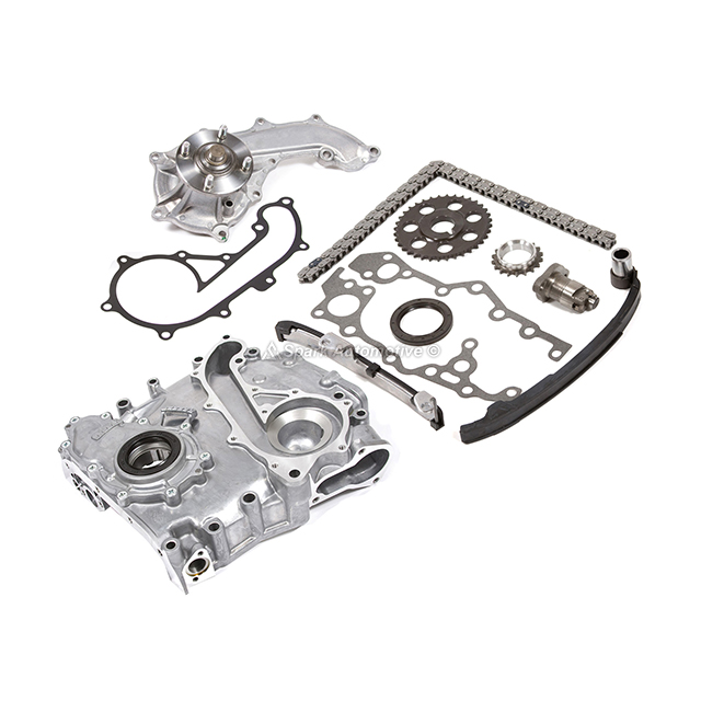 13523-35020, 13506-35030, 13540-35011, 13562-35020, 13561-35020, 13521-75010 Timing Chain Kit Cover Water Oil Pump Fit 95-04 Toyota Tacoma 2.4 2RZFE