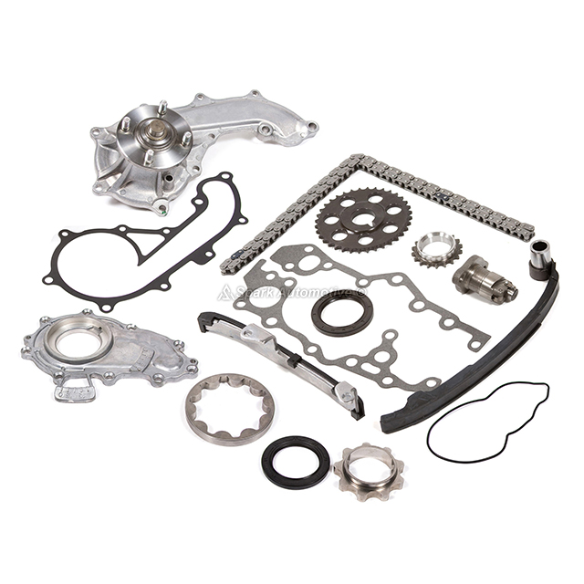 13523-35020, 13506-35030, 13540-35011, 13562-35020, 13561-35020, 13521-75010 Timing Chain Kit Water Oil Pump Fit 95-04 2.4L Toyota Tacoma DOHC 16V 2RZFE
