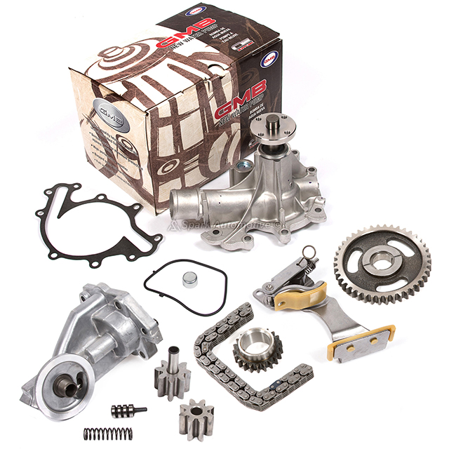 F4SZ-6306-A, E8DZ-6256-A, E9DZ-6268-C, XF2Z-6K254-BA, 4F2Z-6019-BA, 3R3Z-8501-A Timing Chain Kit Water Oil Pump Fit 96-04 Ford Thunderbird Mustang Mercury 3.8