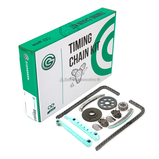 F8AZ-6256-AA, F8AZ-6256-BA, XL3Z-6306-AA, 5W7Z-6268-AA, F6AZ-6L266-CA, 1L3Z-6L266-AA, 1L2Z-6L253-BA, 1L2Z-6L253-AA, 1L2Z-6K297-AA, 4R3Z-6B274-BA Timing Chain Kit Fit 97-07 Ford Explorer Expediton E150 F150 F250 281CID WINDSOR