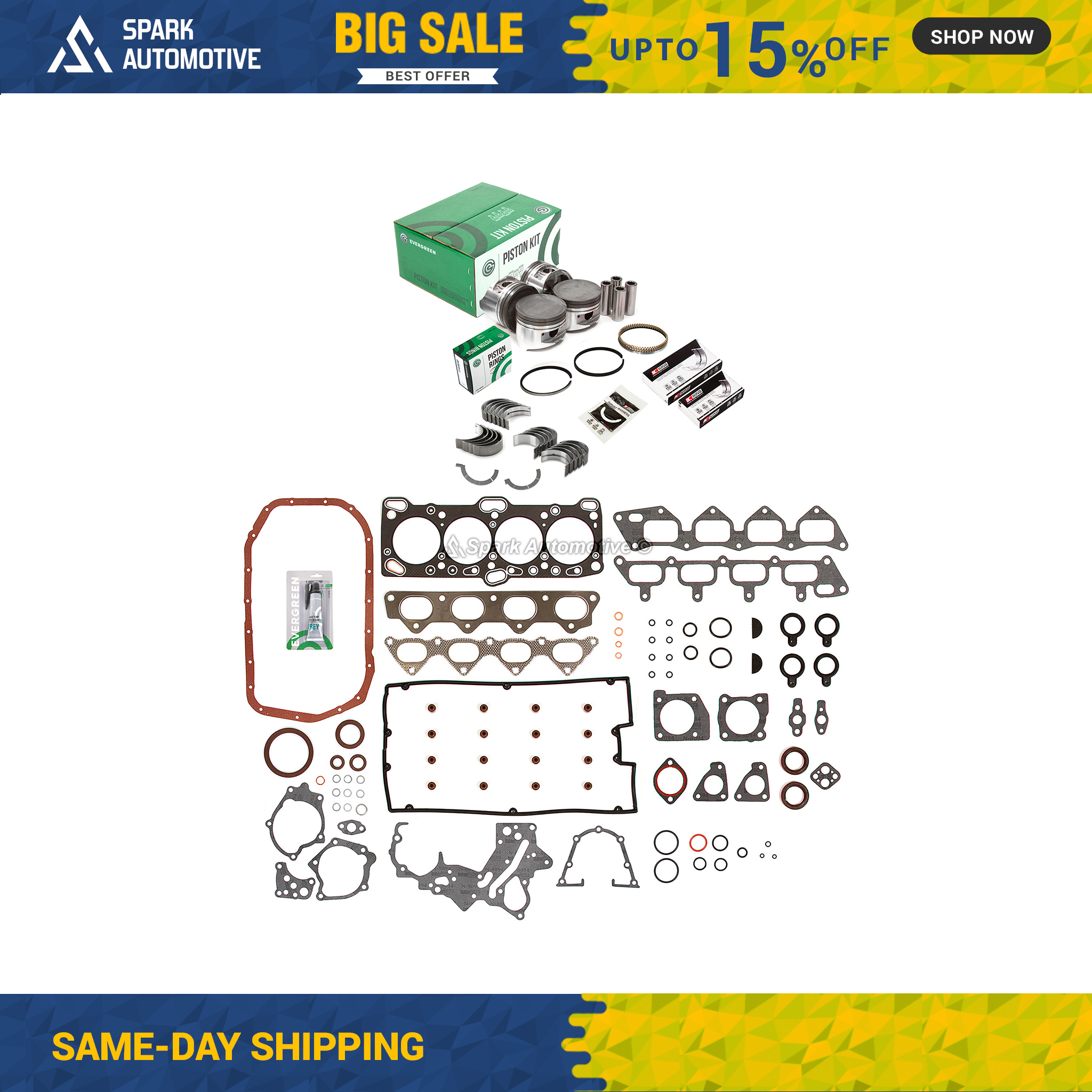 MA-4216918849 Full Gasket Set Compatible With/For Plymouth Laser - Foto 11