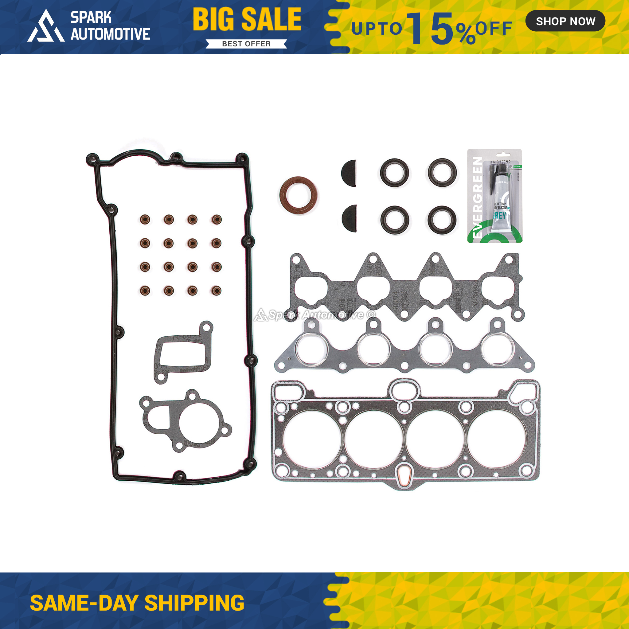 Kit Guarnizioni Swift 1.3 Mizumo Auto MA-4216907669 Head Gasket Set Compatible With For 89 94 Suzuki Swift 1 3 Dohc 16v G13b Gancio Traino Suzuki Grand Vitara