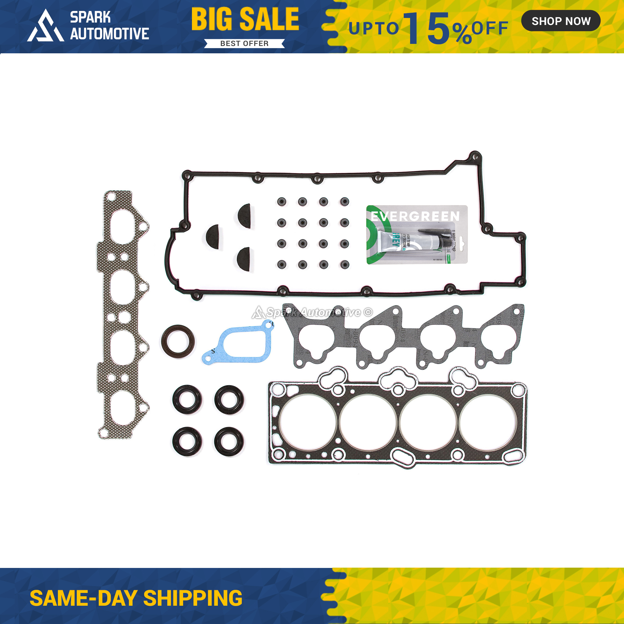 Mizumo Auto Head Gasket & Bolt Kit – 96-01 Hyundai Elantra Tiburon 1.8L 2.0L G4GM G4GF