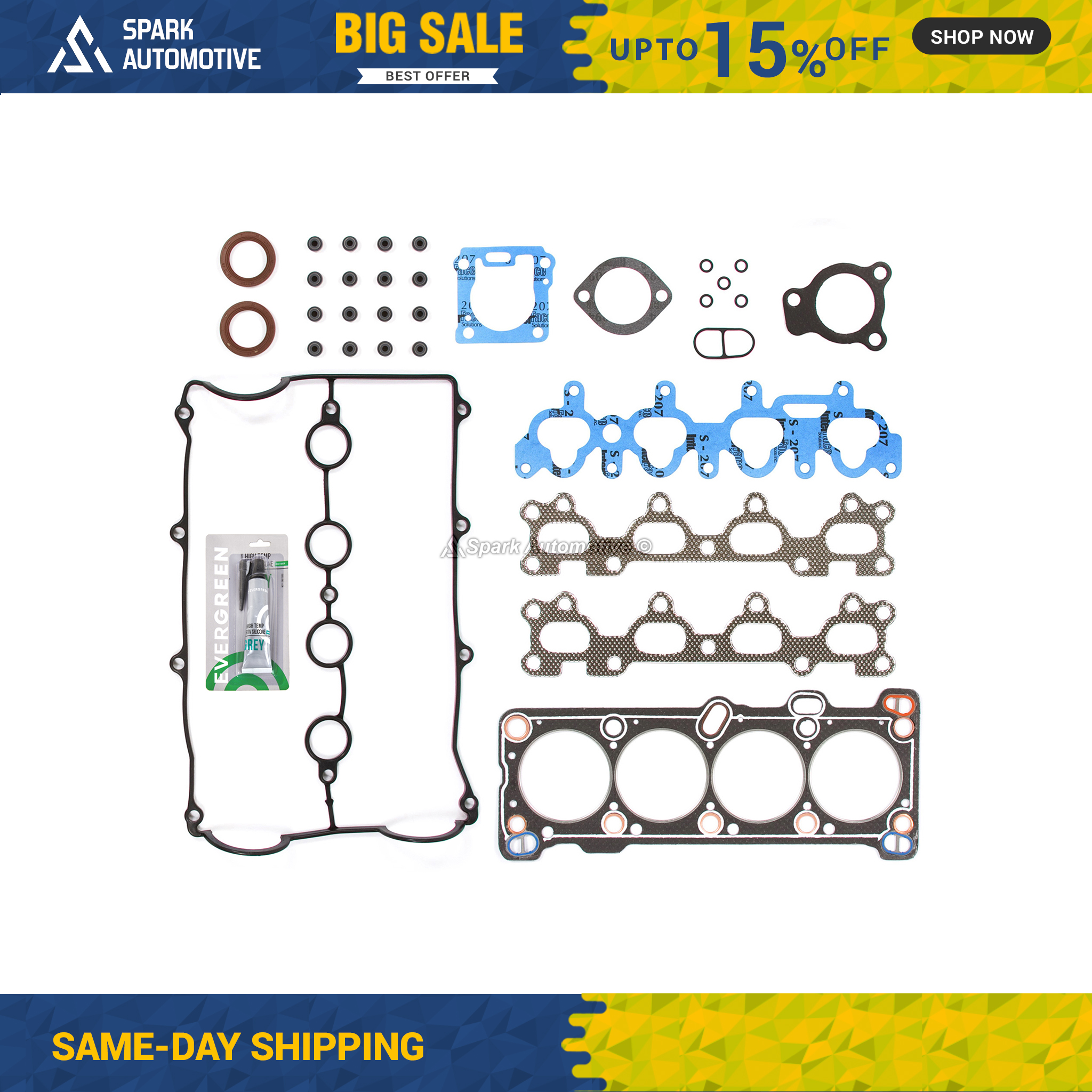 Head Gasket Set Fit 88-94 Mazda Mercury 1.6 DOHC 16V B6T 847308003438| eBay