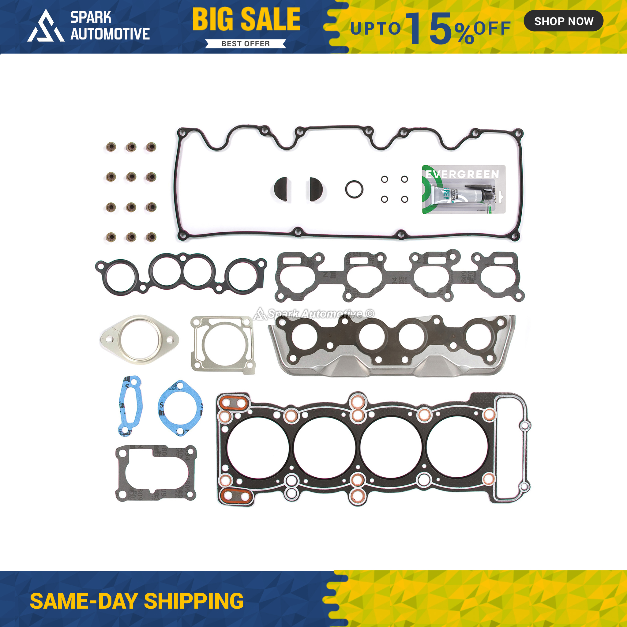 MA-4216907348 Head Gasket Set Compatible With/For 89-94 Mazda - Foto 8