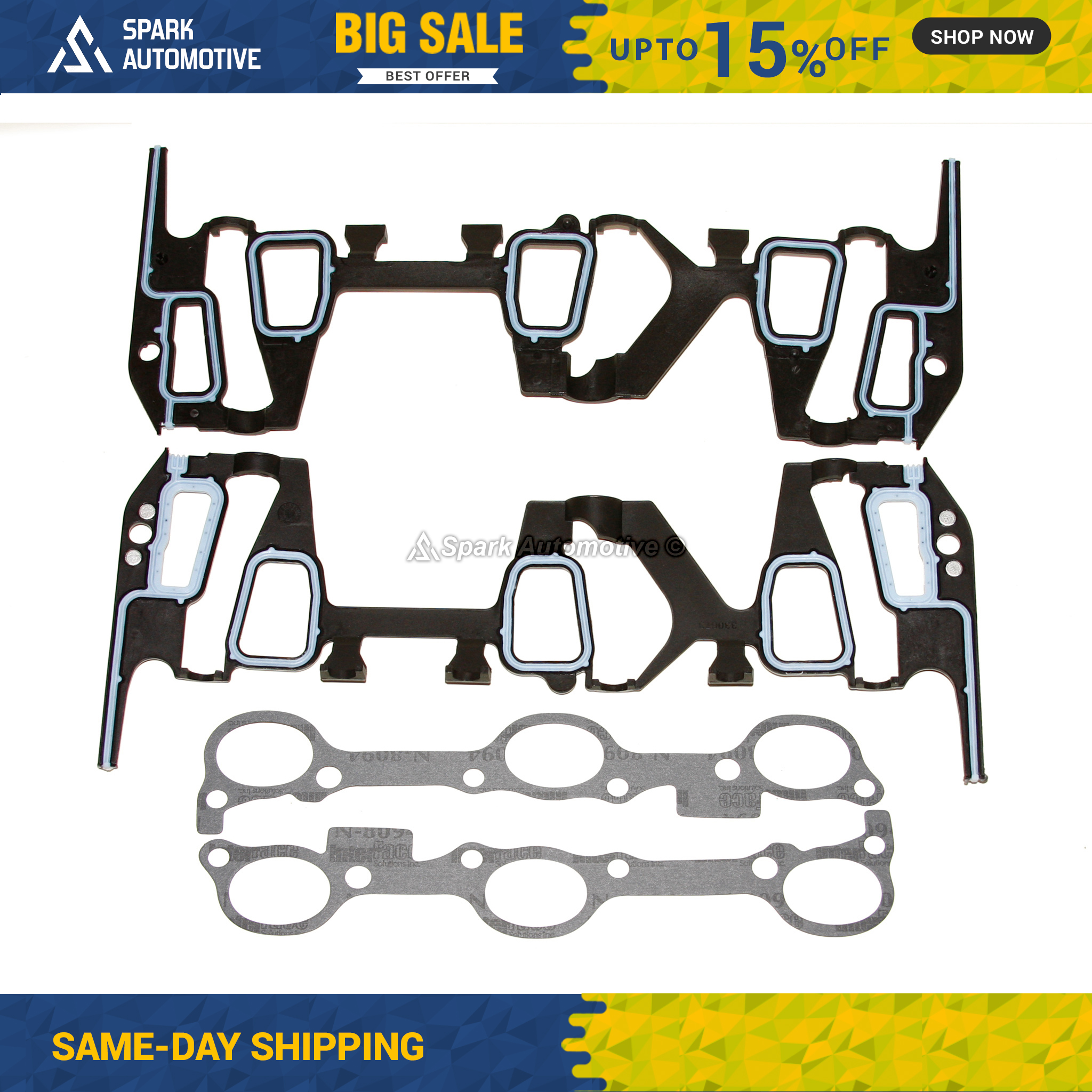 Junta de colector de admisión para 95-99 Oldsmobile Buick Chevrolet 3.1 - Imagen 1 de 7