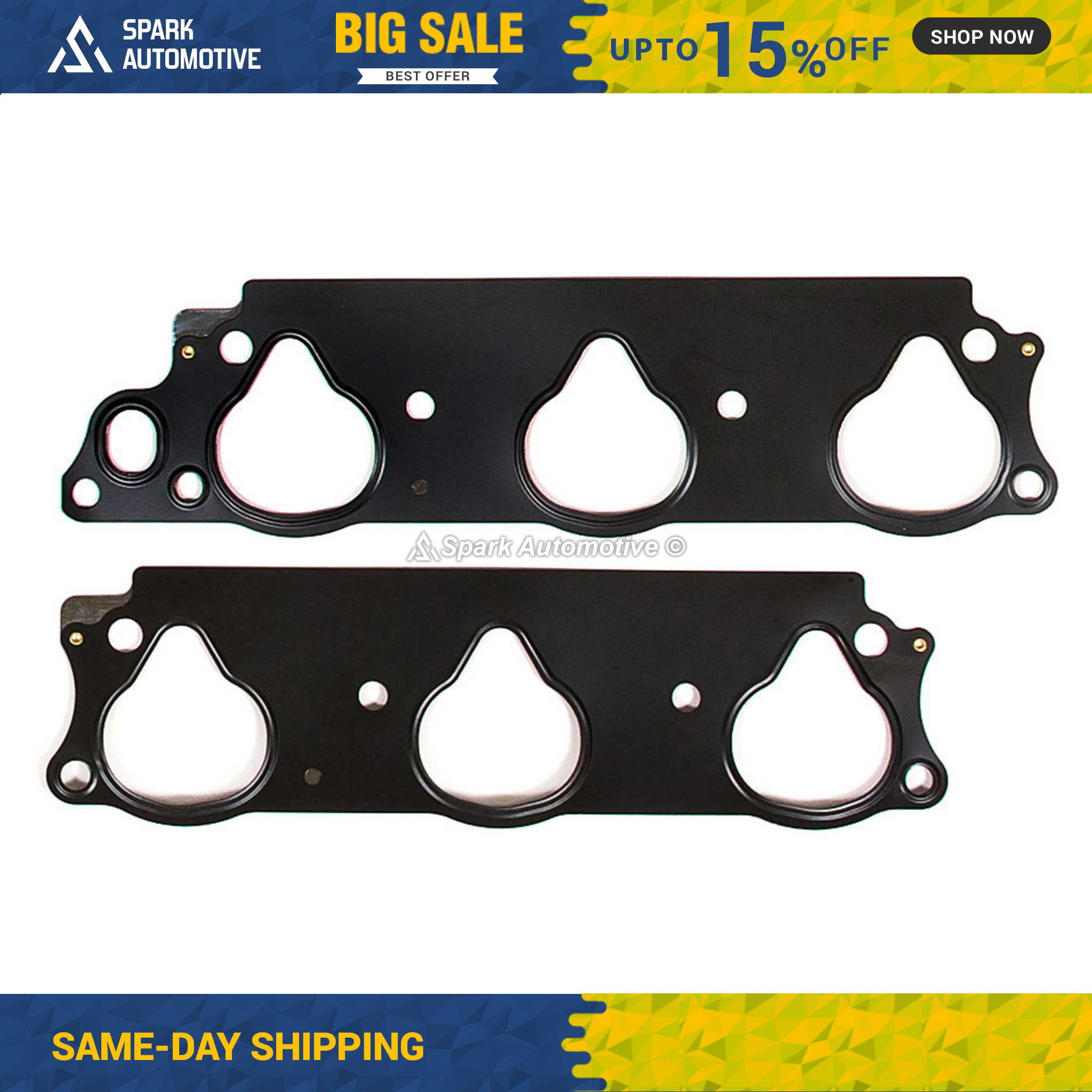 Junta de colector de admisión para 03-10 Acura Honda SOHC J30A4 J30A5 J30A7 J32A J35A - Imagen 1 de 7